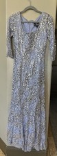 Alex evenings Womens 8 Dress Gown Long Sequin Gown Cocktail Lavender