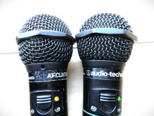 AUDIO-TECHNICA AT-CLM7000TX microphone Wireless set of 2 Test Completed Working