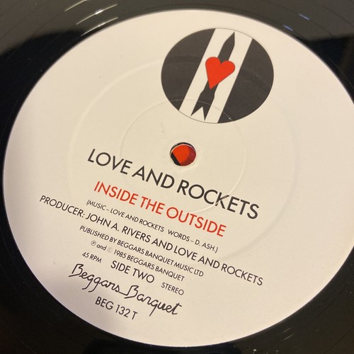 LOVE AND ROCKETS: Ball Of Confusion BEGGARS BANQUET 12" Maxi Single 45 RPM UK - Picture 7 of 8