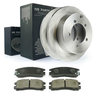 Bremsscheiben Beläge hinten 262mm voll für Mitsubishi Eclipse II Space Runner