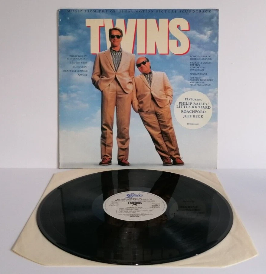 Twins Movie Soundtrack Vinyl LP A3 B1 Pressing - EX - Image 3 of 4