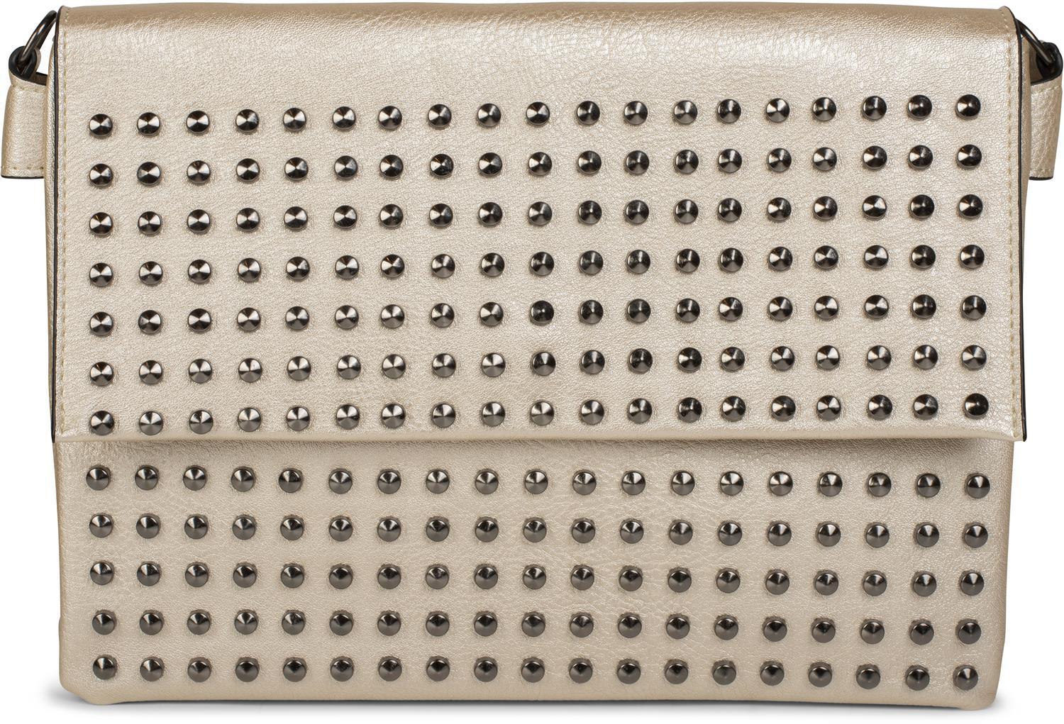 styleBREAKER bolso de mano embrague con remaches, bolso de fiesta, correa para