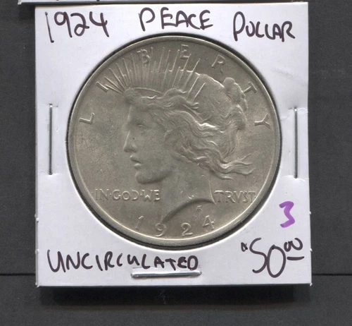1924 Peace Dollar- UNC