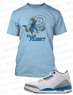Wizard Take Flight  Graphic Sneaker Tee Shirt To Match J3 Wizard Shoe Big Tall T