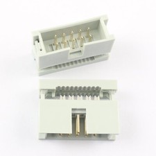 5Pcs 2.54mm 0.1" Pitch 2x5 Pin 10 Pin IDC Male Box Header Flat Cable Connector