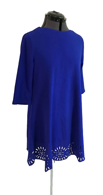 shein laser cut dress SHEIN Clasi Laser Cut Scallop Trim Dress