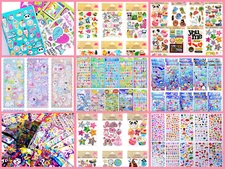 999+ Sticker Collection - Fun & Color, arts & crafts, Puffy Glossy Vinyl Glitter
