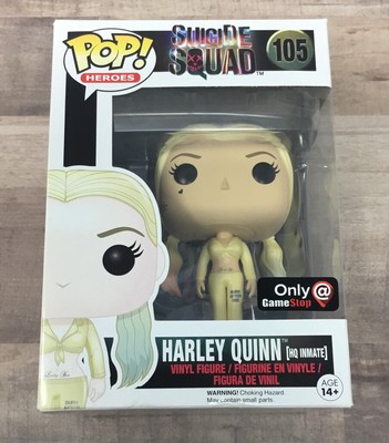 Funko Pop! Suicide Squad #105 Harley Quinn (HQ Inmate) GameStop Exclusive D02 | eBay