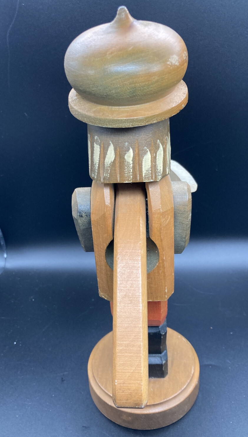 A VINTAGE GERMAN NUTCRACKER, WOODEN, ORIGINAL RHONKUNST, ERZGEBIRGE, MAN eBay