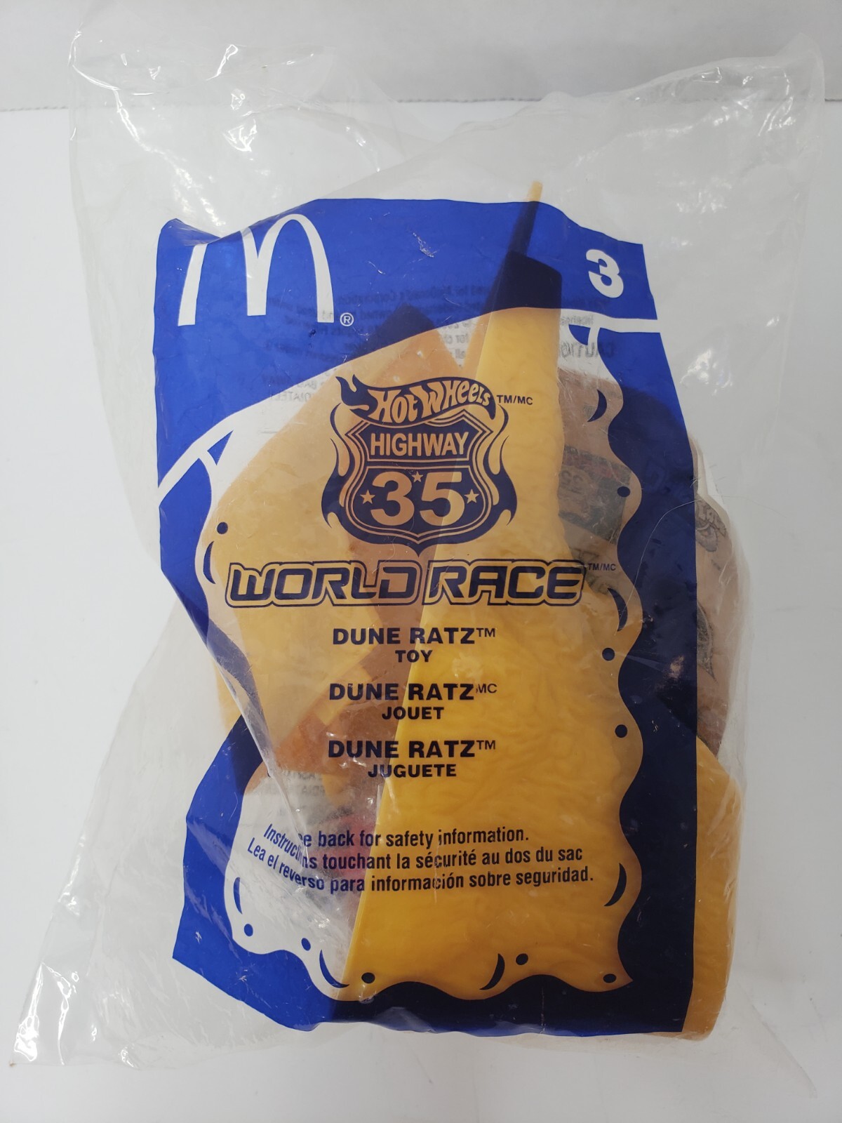 2003 Hot Wheels Highway 35 World Race McDonald's Happy Meal Toy #3 Dune Ratz New