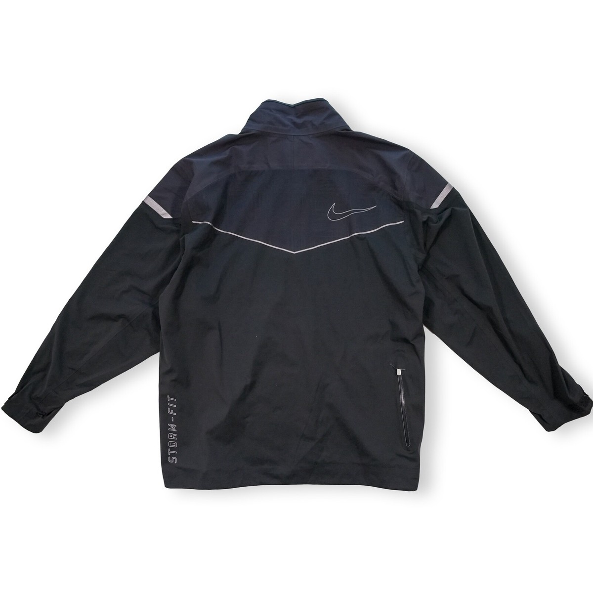 Nike Golf Storm-FIT 20 XL ブラック レインウェア Nike Golf Jacket Mens Medium Storm-Fit 20 Full Zip