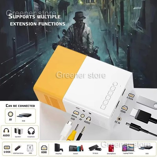 Mini Smart Projektor Tragbar Hause Theater 3D LED for 4k 1080P Film Via HD Port - Bild 9 von 21