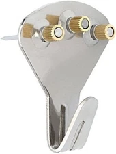 Project Basics Flat Picture Hanger, Chrome Plated (2 Pack)