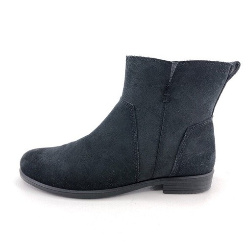 Ecco Black Nubuck Leather Pull on 