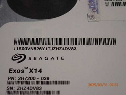 02XV954 IBM 10TB HD SAS 3.5" - Picture 3 of 7
