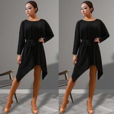 Ballroom Latin Rumba Samba Paso Doble Practice Dance Dress Cha Cha Salsa Rhythm