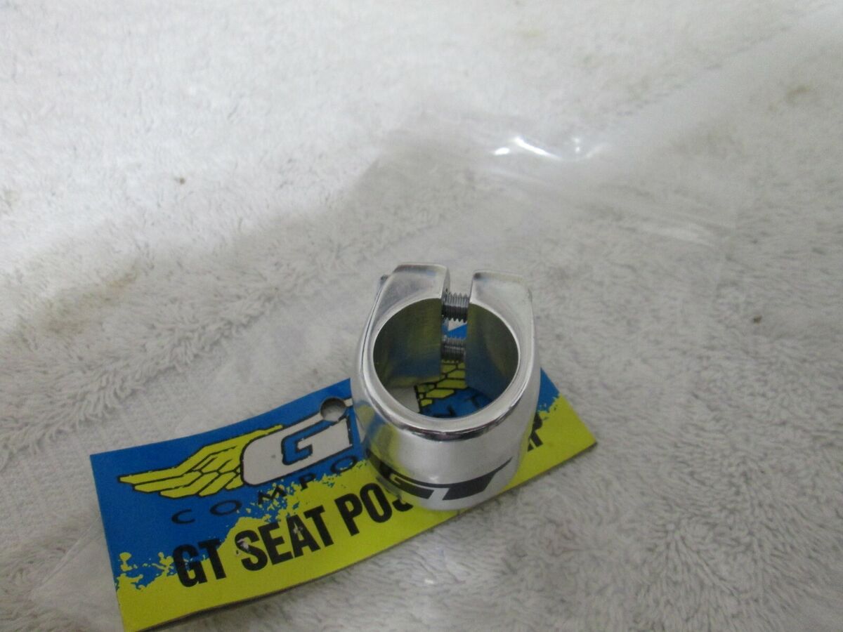 0ld school BMX GT seat post clamp chrome 25.4 double bolt 0ld school BMX GT seat post clamp chrome 25.4 double bolt