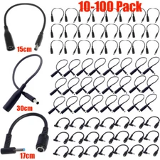 Lot Power Charger Converter Adapter Cable 7.4mm To 4.5mm For Dell For HP 10-100x