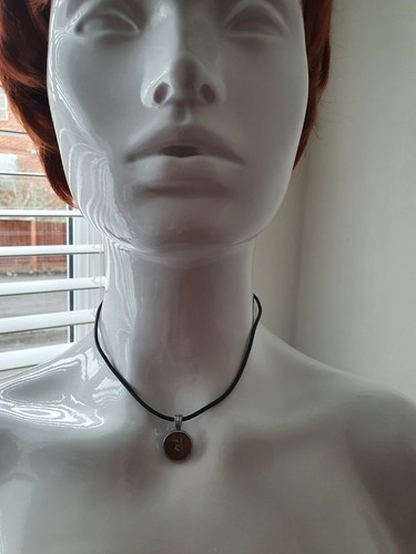 Silver Tone Koala mood change Pendant Black Rubber Cord Adjustable Necklace - Picture 8 of 24