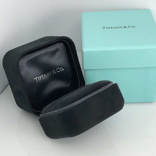 Tiffany & CO EXTRA GRANDE Anillo Vacío Caja Gamuza Caja Azul | eBay