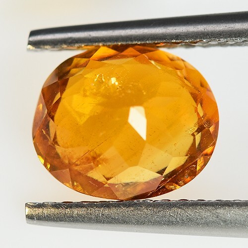 GIT Certified Natural Clinohumite 2.35 Cts Orange Color - Picture 5 of 7