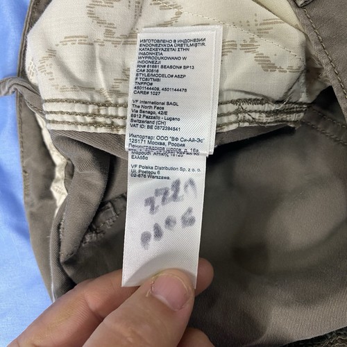 The North Face Cargo Shorts Damen 10 lang grau Taschen Wandern Outdoor - Bild 13 von 14