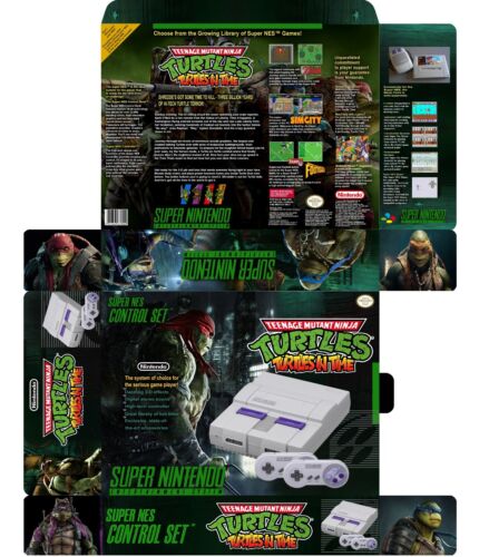 Super NES BOX Printeable - Unique Arts Sets Box - Photoshop Art To Print - Picture 2 of 7