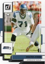 Walter Jones, 2022 Donruss #38, Seattle Seahawks, Hall of Fame