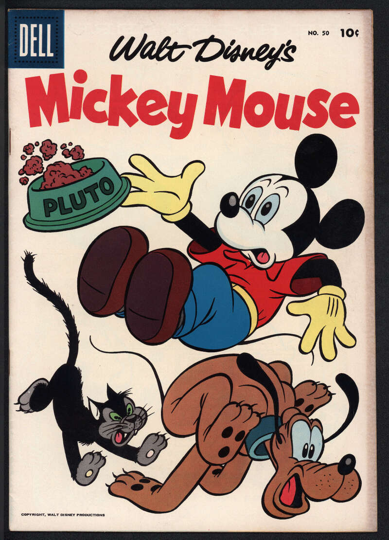 WALT DISNEY'S MICKEY MOUSE #50 6.0 // DELL COMICS 1956 | eBay