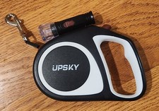 UPSKY Retractable Dog Leash 16FT Heavy Duty for Small/Medium Big Dogs Flashlight