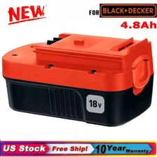 1Pack 18V for Black and Decker HPB18 18 Volt 4.8Ah Battery HPB18-OPE 244760-00