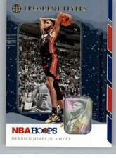 2019-20 Panini Hoops Frequent Flyers Winter #11 Derrick Jones Jr. Miami Heat