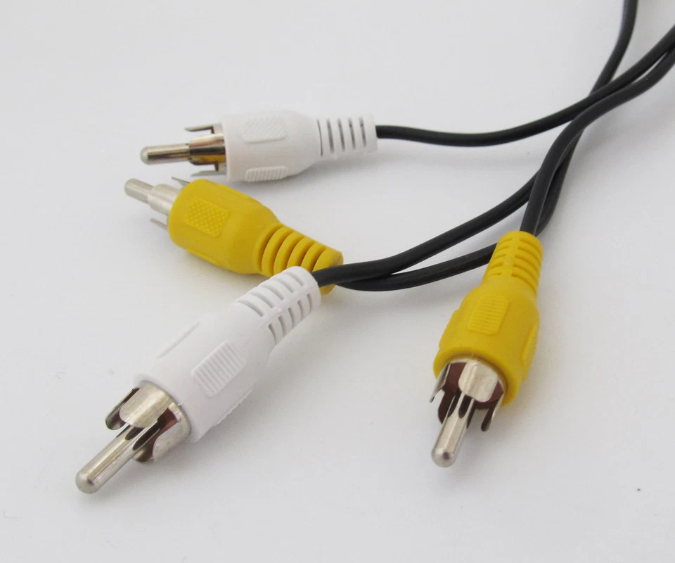 10pcs Twin RCA Phono Male cable 2 RCA Phono Male to Male Audio Cable 3.3ft/1M - Image 3 of 3