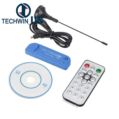 USB 2.0 Digital DVB-T SDR+DAB+FM HDTV TV Tuner Receiver Stick RTL2832U+ R820T2