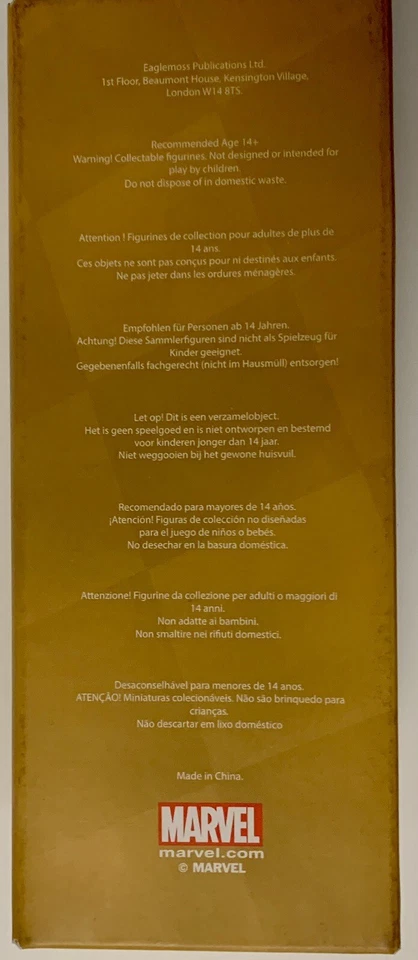 Eaglemoss Marvel мандарин металлический шахматы фигурка никогда не открывался Бесплатная доставка! - Изображение 4 из 4