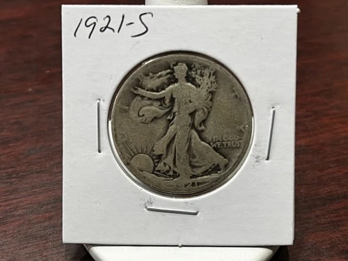 1921-S Walking Liberty Half Dollar