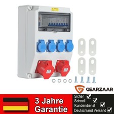 DISTRIBUTORE DI CORRENTE DA CANTIERE DISTRIBUTORE A PARETE COMPLETAMENTE CABLATO 32A 16A 230V CON LATTINA CEE