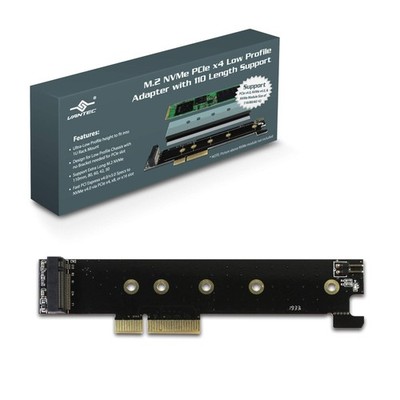 Vantec M.2 NVMe PCIe x4 Low Profile Adapter with 110 Length Support (UGT-M2PC130