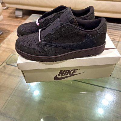 Jordan Travis Scott Air Jordan 1 Low OG SP Suede Velvet Brown DM7866-202