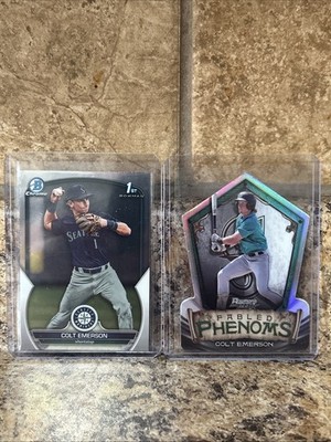 2023 Bowman Draft Chrome Colt Emerson 1st Bowman w/ Refractor Die Cut