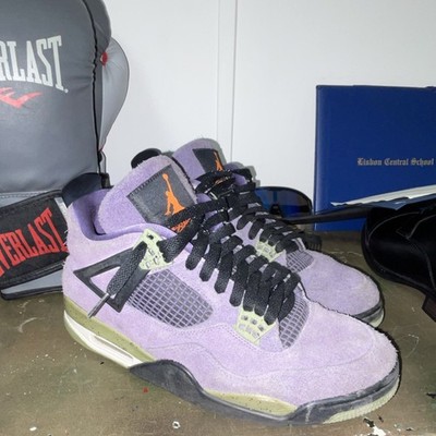 Jordan Air Jordan 4 Retro Canyon Purple Suede Low Top Lace Up AQ9129-500