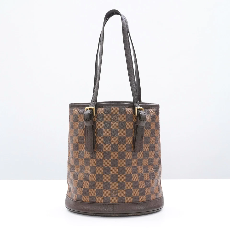 Auténtico bolso de mano Louis Vuitton LV Damier Level Marais N42240 Francia AR0958 #54308A Foto 3 de 4