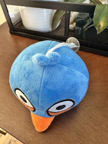 Angry Birds Plush Blue Bird 8" Blue Jay Commonwealth Toy Window Cling PROMO RARE - Picture 2 of 6