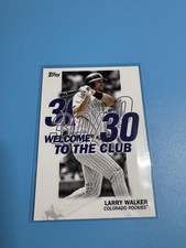 Larry Walker Colorado Rockies Baseball Welcome to the Club Excellent