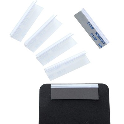 80 Pieces Earring Card Adapter Adhesive Lip Hanger 1.5 x 0.5 Inch