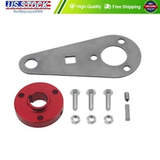 3/4" Crankshaft Holder Tool for Small Engine Repair - Aluminum Red Handle