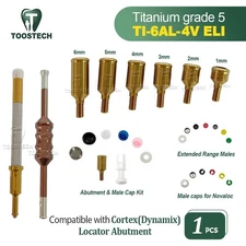 Dental Locator Abutment Male Cap kit fits to Cortex(Dynamix) GH1-6mm
