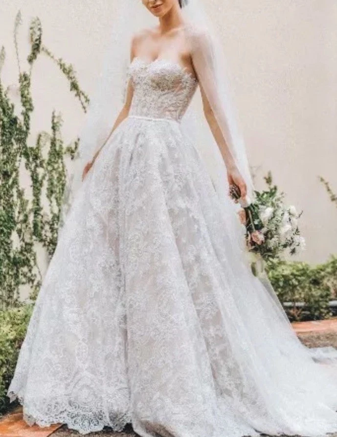 Vestido de novia WTOO Pomeroy nuevo con etiquetas talla 12 Foto 3 de 4