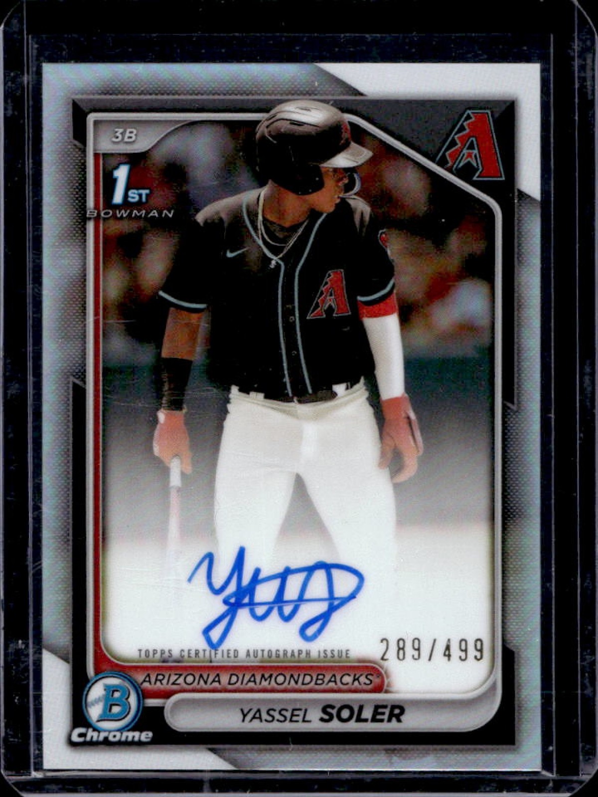 2024 Bowman Chrome Yassel Soler Auto Refractor 1st #289/499