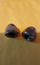 Lambretta Vega J50 C-CL-S & Vega 75S /75SL Front Hub spindle nuts (SS) Free P&P 